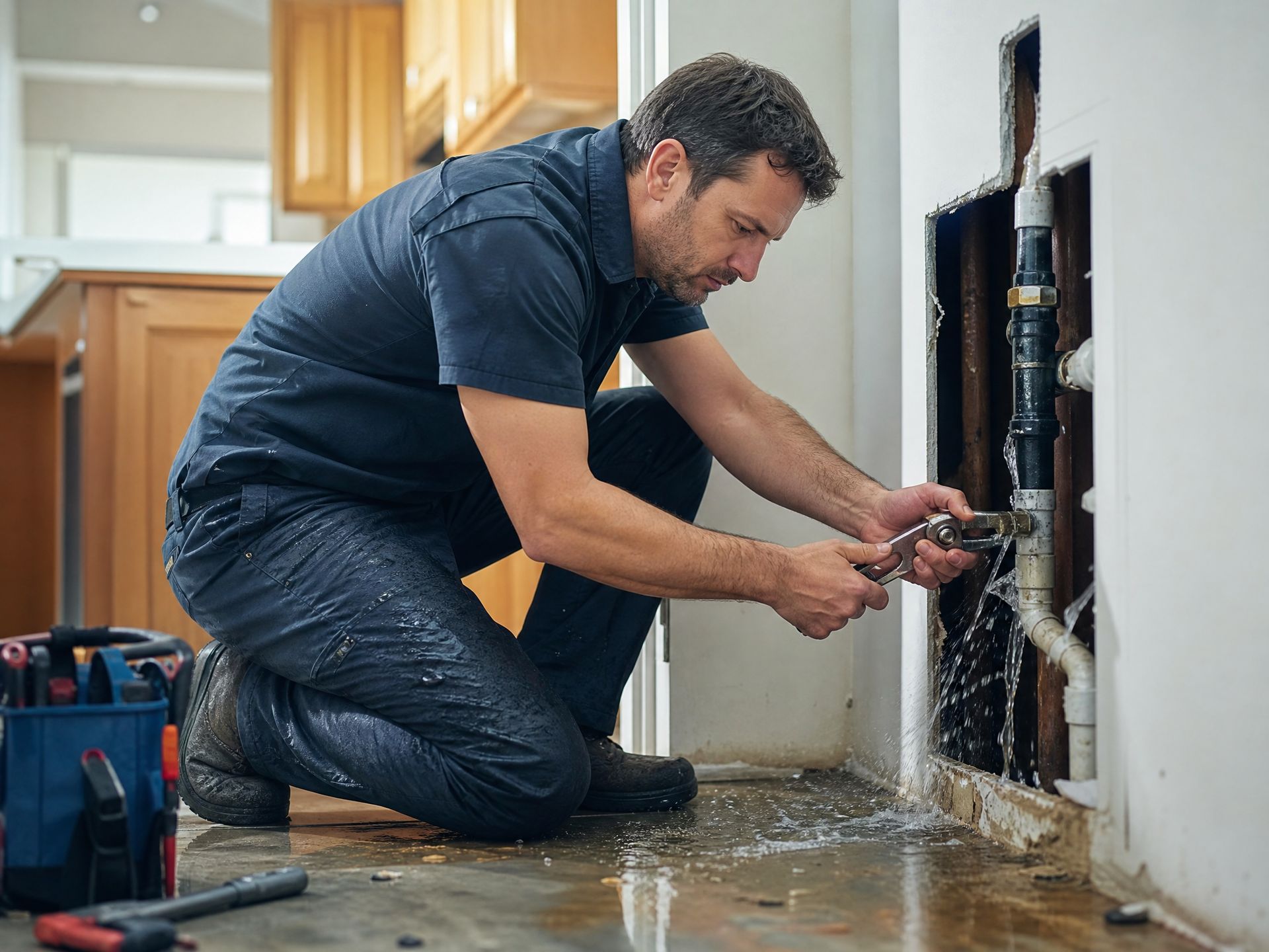 Emergency plumbing services in Shreveport - fast response for burst pipes and water leaks