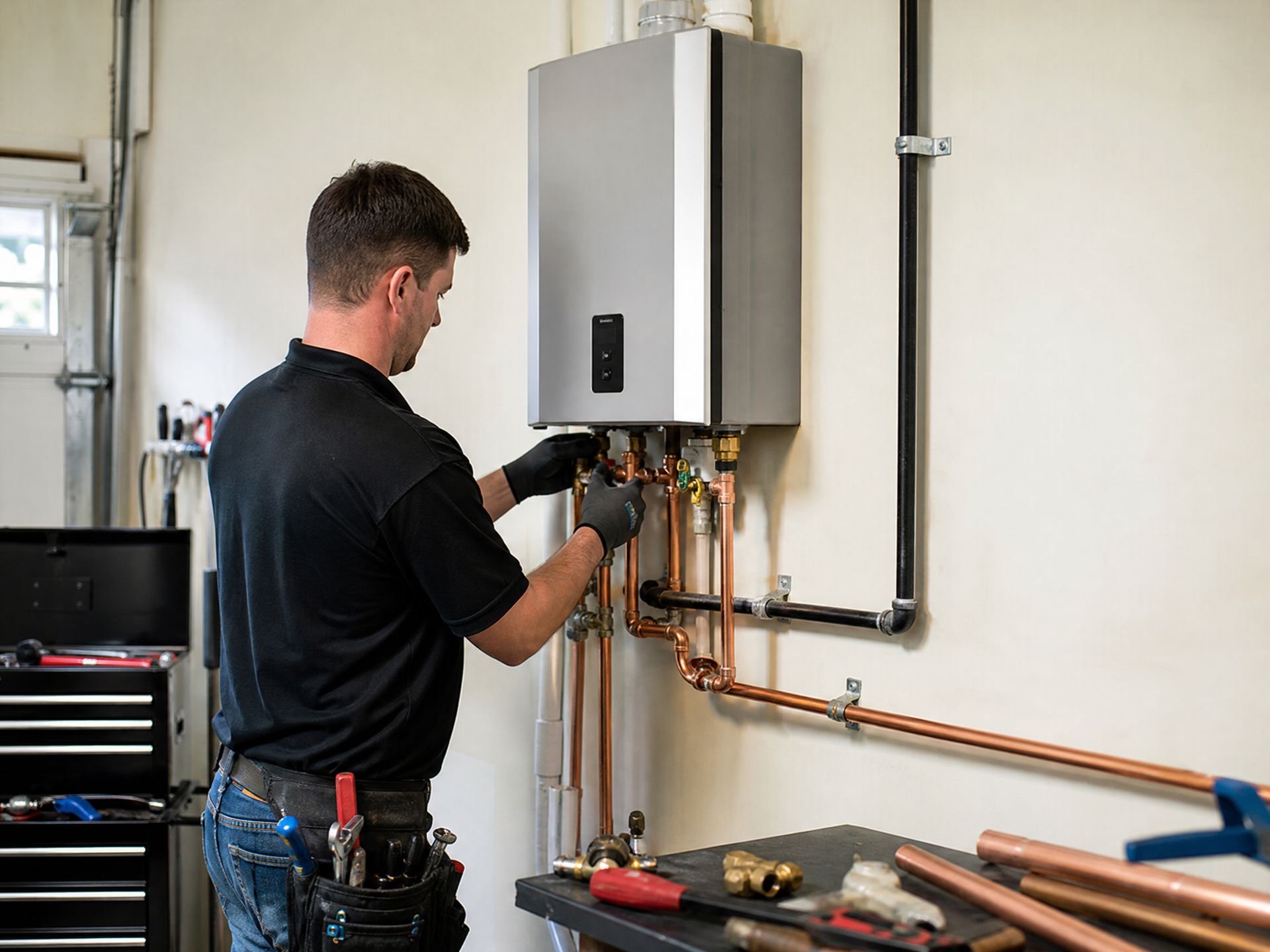 Water heater installation and repair services in Shreveport - traditional and tankless